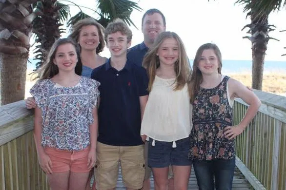 Dr. Newberry with his family