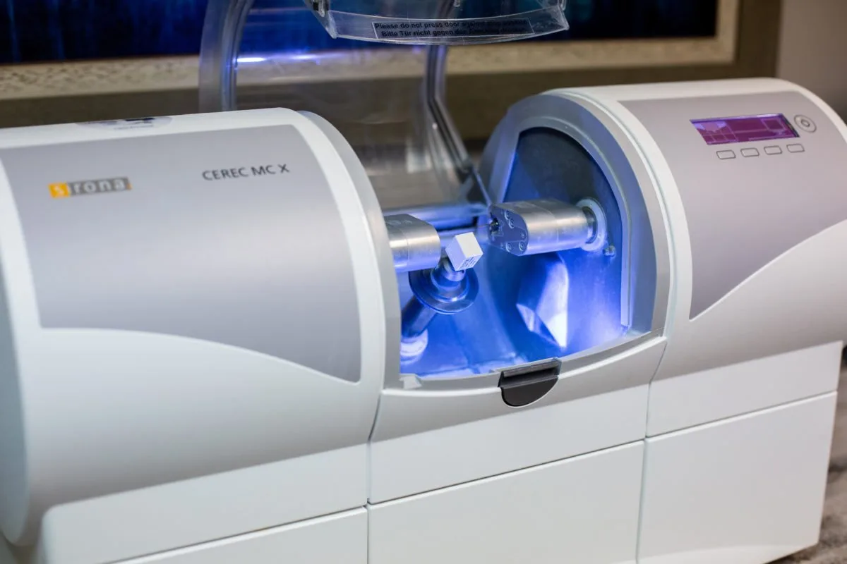 CEREC dental crown equipment